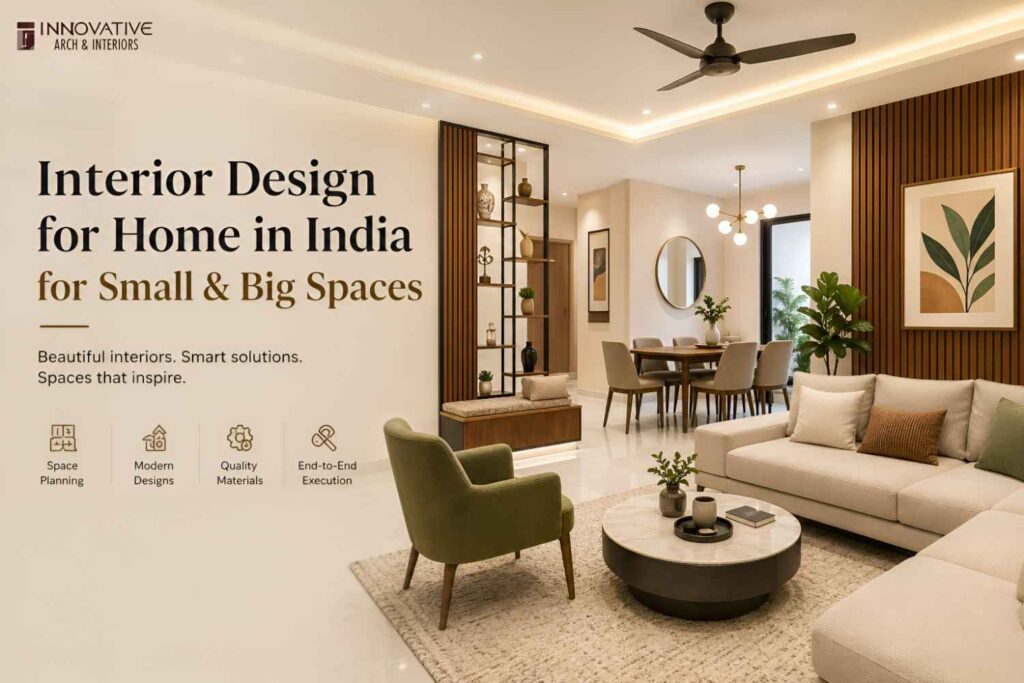 Interior Design for Home in India for Small & Big Spaces