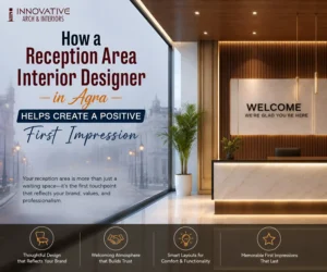 Read more about the article How a Reception Area Interior Designer in Agra Helps Create a Positive First Impression