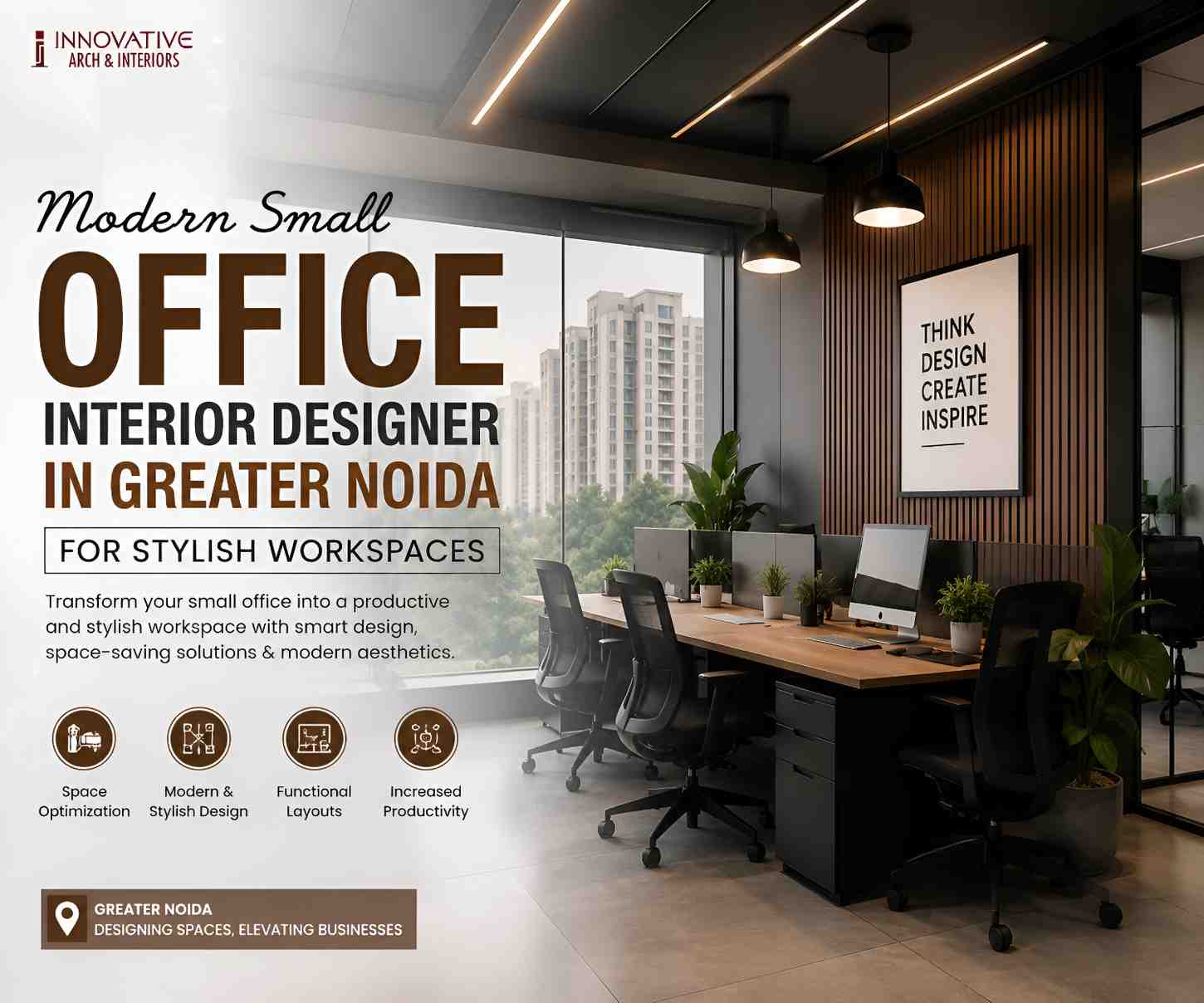 Read more about the article Modern Small Office Interior Designer in Greater Noida for Stylish Workspaces